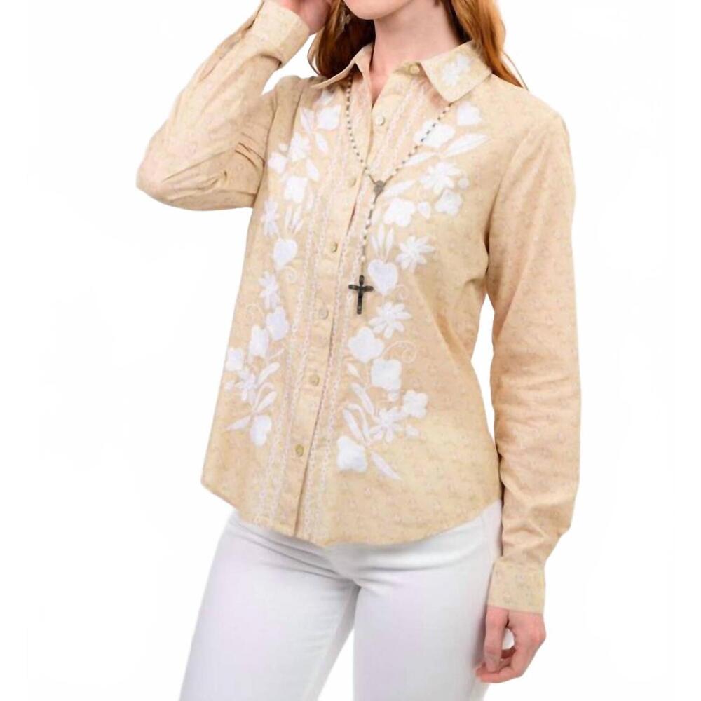 NEW SISTER MARY maricela shirt in khaki - Picture 2 of 2